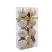 Chomik Набор из 8 золотых елочных шаров, 6 см, различные дизайны, BAI5751 - Home Club, изображение 10