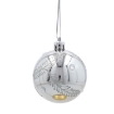 Chomik Набор из 8 серебряных елочных шаров, 6 см, различные дизайны, BAI5775 - Home Club, изображение 6
