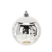 Chomik Набор из 6 серебряных елочных шаров, 7 см, различные дизайны, BAI5805 - Home Club, изображение 4