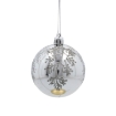 Chomik Набор из 6 серебряных елочных шаров, 7 см, различные дизайны, BAI5805 - Home Club, изображение 8