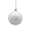 Chomik Набор из 6 серебряных елочных шаров, 7 см, различные дизайны, BAI5805 - Home Club, изображение 9