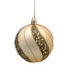 Chomik Набор из 6 золотых елочных шаров, 8 см, различные дизайны, BAI5829 - Home Club, изображение 2