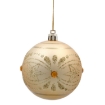 Chomik Набор из 6 золотых елочных шаров, 8 см, различные дизайны, BAI5829 - Home Club, изображение 5