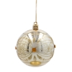 Chomik Набор из 6 золотых елочных шаров, 8 см, различные дизайны, BAI5829 - Home Club, изображение 9