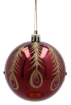 Chomik Набор из 6 рождественских шаров бордового цвета, 8 см, различные дизайны, BAI5843 - Home Club, изображение 2