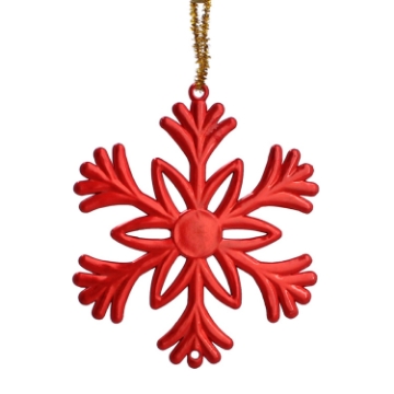 Chomik Набор из 3 елочных украшений: олень / снежинка / снеговик, разноцветные, BAI5874 - Home Club