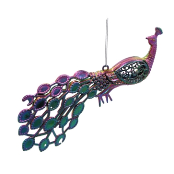 Chomik Елочная игрушка «Пав» с эффектом бензина, 20 см, BAI5942 - Home Club