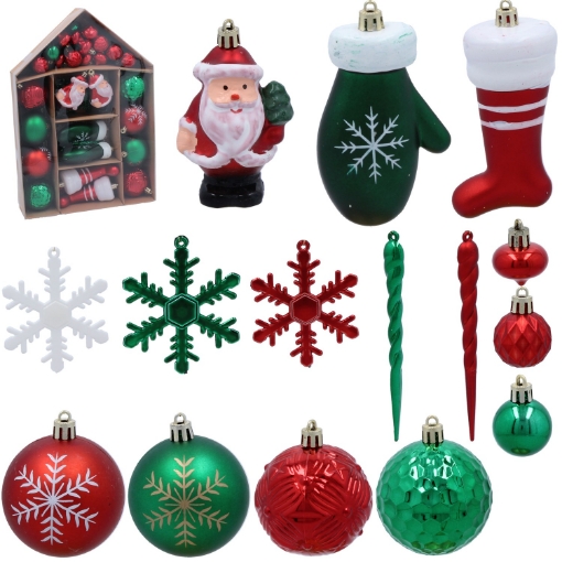 Chomik 66 Елочных Украшений - Ассортимент, BIK7175 - Home Club