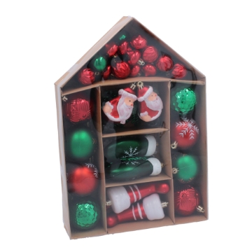 Chomik 66 Елочных Украшений - Ассортимент, BIK7175 - Home Club
