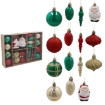 Chomik 24 Рождественских Украшений - Микс, BIK7182 - Home Club