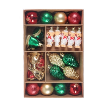 Chomik 24 Рождественских Украшений - Микс, BIK7199 - Home Club