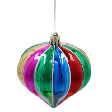 Chomik Набор из 3 елочных украшений - цветные серпантины 8 см, BIK7229 - Home Club