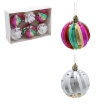 Chomik Набор из 6 елочных украшений - тыква, разноцветная, 6 см, BIK7298 - Home Club