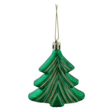 Chomik Набор из 6 елочных украшений - венок / елка 8 см, BIK7311 - Home Club