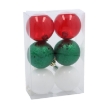 Chomik Набор из 6 шариков, 6 см, красный/зеленый/белый, GIF9933 - Home Club, изображение 4