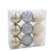 Chomik Набор из 9 шаров диаметром 6 см, цвета шампань/серый/белый, GIF9957 - Home Club, изображение 2