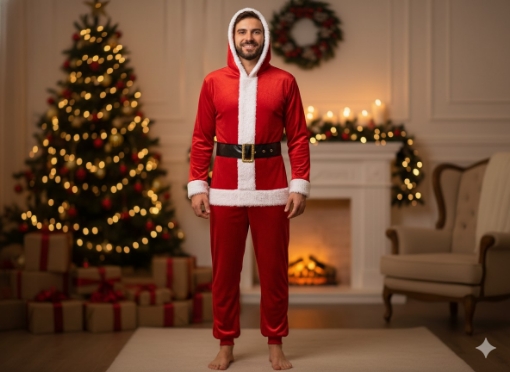 Chomik Костюм Санти 1-Частинний Розмір L, ELF6811 - Home Club