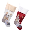 Chomik Прикраса Різдво. - Шкарпетка Свята Родина Мікс Кольорів, SUN8648 - Home Club, зображення 3