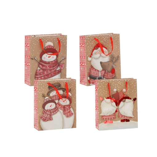 Chomik Скидочная Сумка «Рождественские Персонажи» 18 x 24 x 8 см, BAG0634 - Home Club