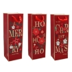 Chomik Скидочная Сумка Для Вина «Christmas To You» 36 x 12 x 10 см, различные дизайны, BAG6765 - Home Club