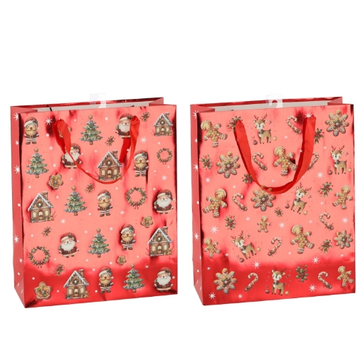 Chomik Скидочная Сумка «Рождественские Печенья» 30 x 42 x 12 см, различные дизайны, BAG6796 - Home Club