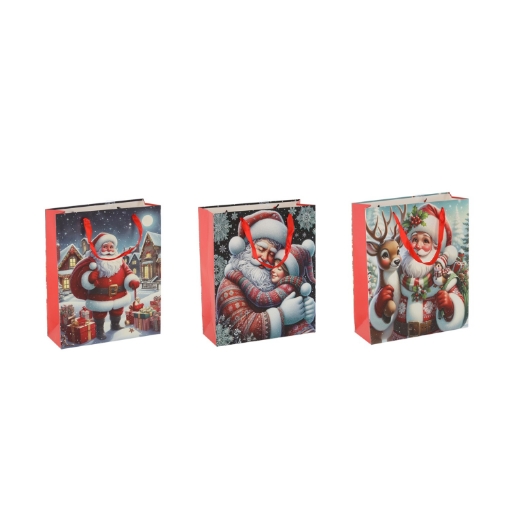 Chomik Скидочная Сумка «Рождественский Миколай» 18 x 24 x 8 см, различные дизайны, BAG6802 - Home Club
