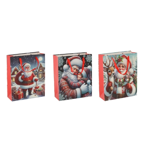 Chomik Скидочная Сумка «Рождественский Миколай» 26 x 32 x 10 см, различные дизайны, BAG6819 - Home Club