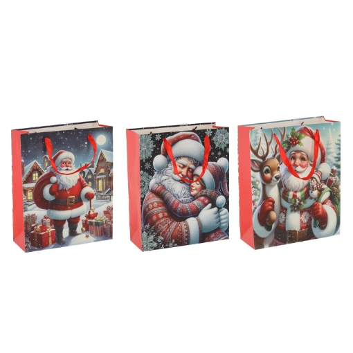 Chomik Скидочная Сумка «Рождественский Миколай» 30 x 42 x 12 см, различные дизайны, BAG6826 - Home Club