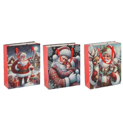 Chomik Скидочная Сумка «Рождественский Миколай» 42 x 48 x 16 см, различные дизайны, BAG6833 - Home Club
