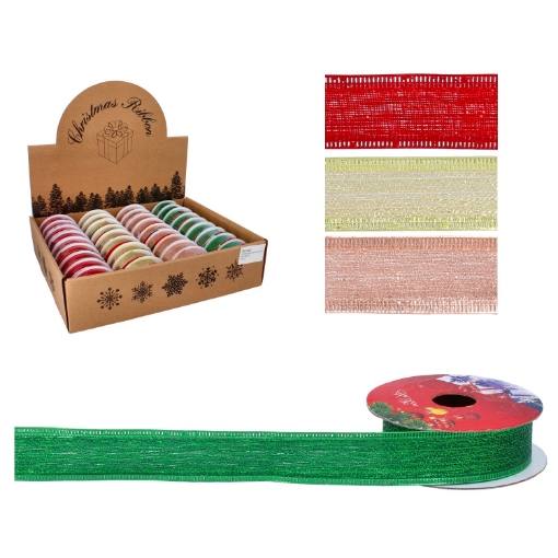 Chomik Святкова декоративна стрічка 2,5 см x 2,7 м, різні кольори, TAS2206 - Home Club