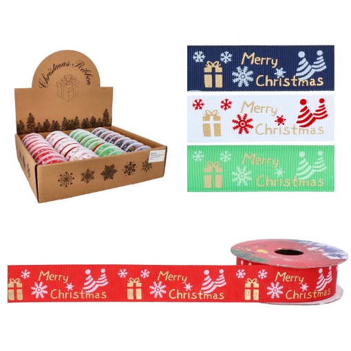 Chomik Святкова Декоративна Стрічка 2,5 См X 2,7 М З Надруком Мікс Кольорів, TAS2213 - Home Club