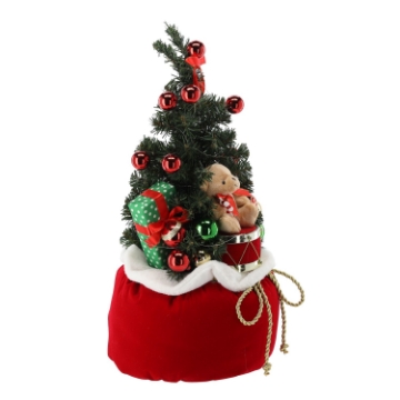 Chomik Искусственная елка в мешке с игрушками, Led 60 см, WAI3467 - Home Club
