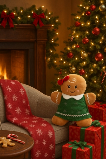 Chomik Рождественский Перник - Мальчик / Девочка 30 x 10 x 63 см, GIN5614 - Home Club