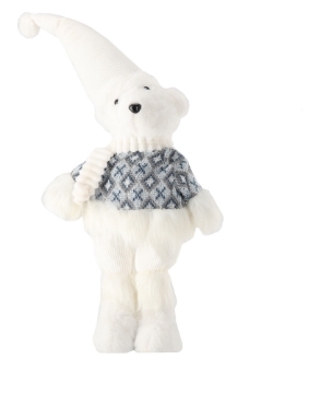 Chomik Праздничный Белый Мишка 50 См Мальчик / Девочка, TIA9773 - Home Club