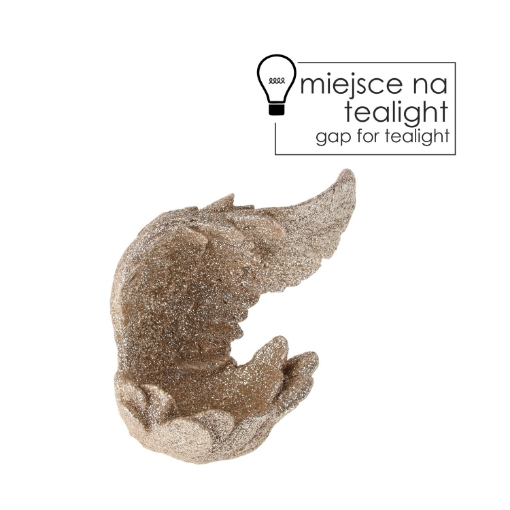 Chomik Подсвечник для чайных свечей «Крылья» 10 x 6,5 x 8,5 см, GOT0835 - Home Club