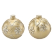 Chomik Фігурка Різдвяна – Бомбка Золота Мікс Взорів 21,5 x 21,5 x 21,5 См, GOT4954 - Home Club