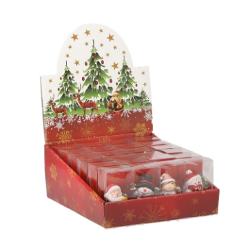 Chomik Фігурка Різдвяна – Санта-Клаус / Сніговик / Ангел 4 x 3 x 6 См, GOT5098 - Home Club