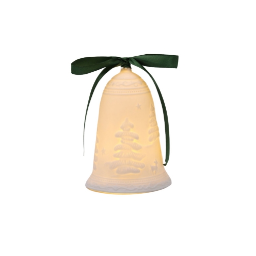 Chomik Прикраса Різдво. - Керамічний Дзвіночок Led, LUK1198 - Home Club