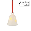 Chomik Керамическая Фигурка - Колокольчик С Подвеской, Белый, Светодиод, 8 См, SID1457 - Home Club, изображение 2