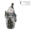 Chomik Фигурка Рождественская - Снежной Человек С Елкой 21,4 X 13,2 X 44 См Led, GOT1360 - Home Club