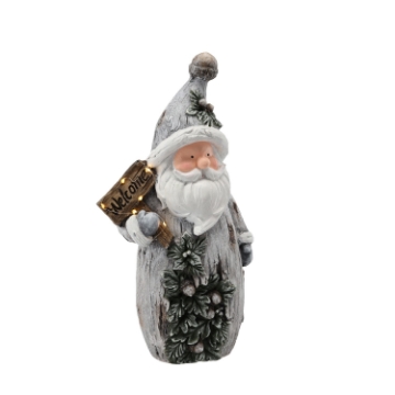 Chomik Фигурка Рождественская - Санта-Клаус «Welcome» 24 X 13 X 44,3 См Led, GOT1377 - Home Club