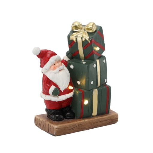Chomik Фигурка Рождественская - Святый Миколай С Подарками 15,6 X 8 X 19,8 См Led, GOT1421 - Home Club