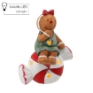 Chomik Рождественская Фигурка - Печеночный Человек, Сидящий На Конфете, 26,5 X 15 X 35 См, Светодиод, GOT0981 - Home Club