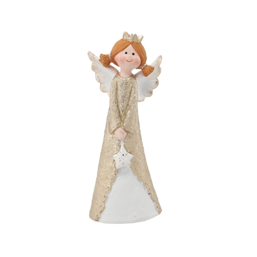 Chomik Фигурка Рождественская - Ангел С Звездой 4 X 4,5 X 15,5 См, GOT1506 - Home Club