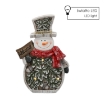 Chomik Фигурка Рождественская - Снежной Человек С Листьями 25,5 X 9,5 X 37,5 См Led, GOT1193 - Home Club