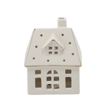 Chomik Фигурка Рождественская - Керамический Домик 10 X 6,2 X 13 См Led, GOT1223 - Home Club