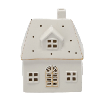 Chomik ФИГУРКА РОЖДЕСТВЕНСКАЯ - КЕРАМИЧЕСКИЙ ДОМИК 13,5 X 8 X 17,2 СМ LED, GOT1230 - Home Club