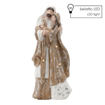 Chomik Фигурка Рождественская - Святое Семья 24,5 X 15 X 55 См Led, GOT1339 - Home Club