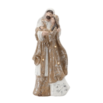 Chomik Фигурка Рождественская - Святое Семья 24,5 X 15 X 55 См Led, GOT1339 - Home Club