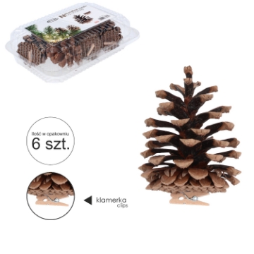 Chomik 6 штук шишек, SZY5825 - Home Club